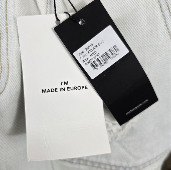 NWT One Teaspoon Shabby Bel Air Blue Maxi Denim Jean Skirt - Picture 14 of 15